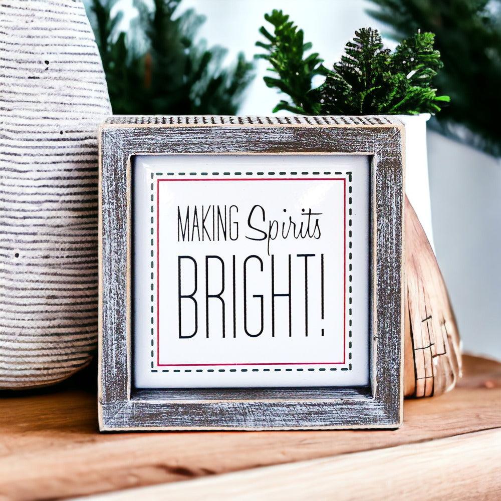 Making Spirits Bright Photo Frame