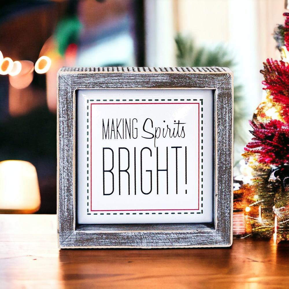 Making Spirits Bright Photo Frame