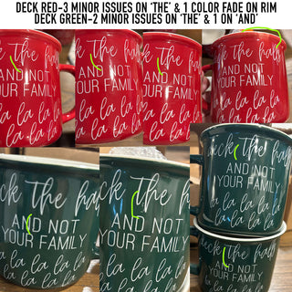 IMPERFECT Christmas Mugs