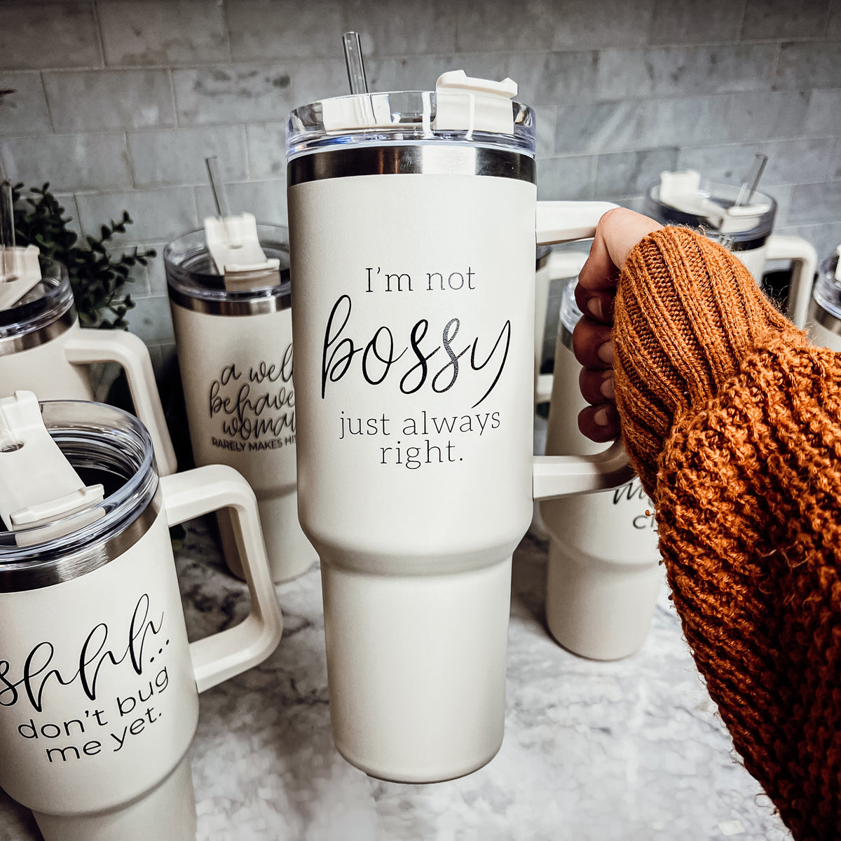 JUST DROPPED: Handle it all with our biggest straw mug yet, the