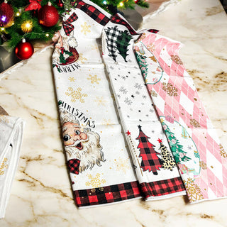 Plaid Christmas Decor
Buffalo Checkered Christmas Tree Decorations
Buffalo Check Towels for Christmas
Buffalo Check Xmas
Buffalo Check Christmas Hand Towels
Vintage-style Christmas dish towel with red and black gingham and snowflakes
Chic holiday hand towel with colorful gingham Christmas tree and snowflake designs
Rustic Christmas kitchen towel with festive snowflakes and mixed gingham patterns