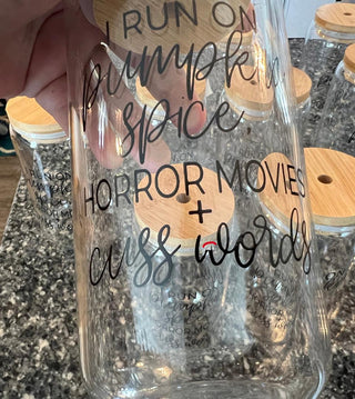 Imperfect Fall Glass Mugs