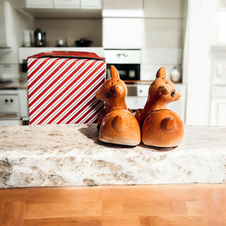 Christmas kitchen windoe decor
reindeer salt and pepper shakers
rudolph christmas decor
rudolph kitchen decorations
rudolph kitchen gift sets
rudolph salt pepper shakers