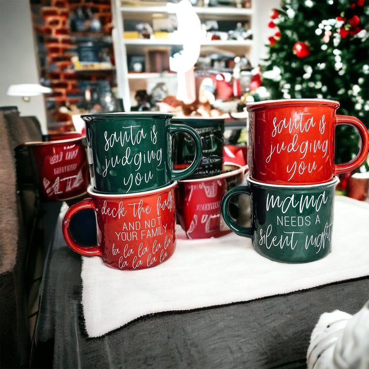 Deck The Halls & Not Your Family - Hilarious Chic Coffee Mugs – Gia Roma