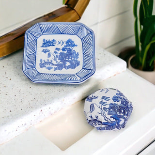 Chinoiserie Soap & Dish Set