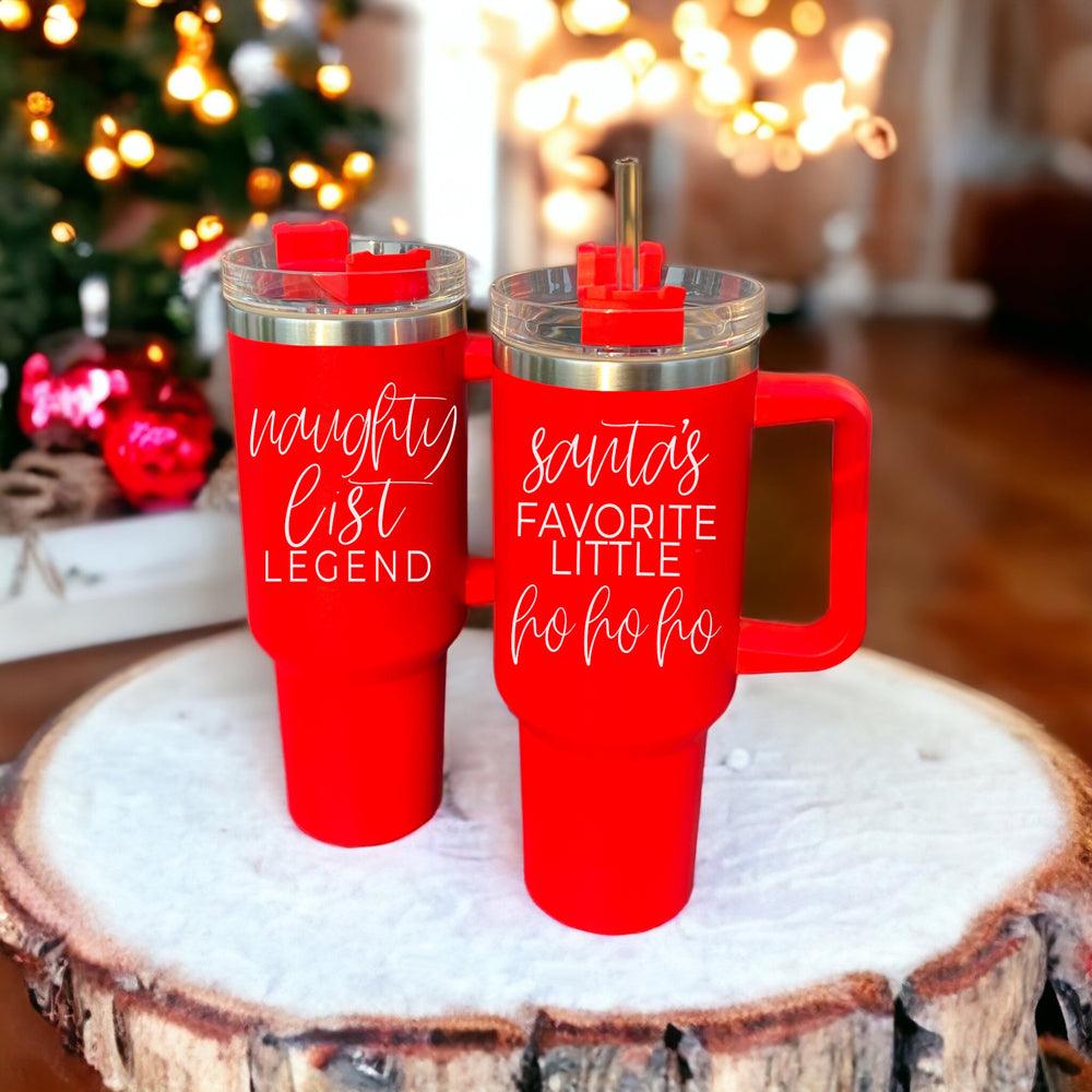 Santa's Favorite HO 16 oz Insulated Wine Tumbler