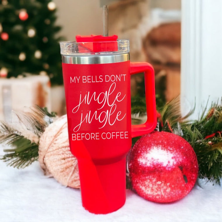 Sippin On Jingle Juice Travel Mug, Funnny Christmas Mugs