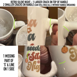 IMPERFECT Christmas Mugs