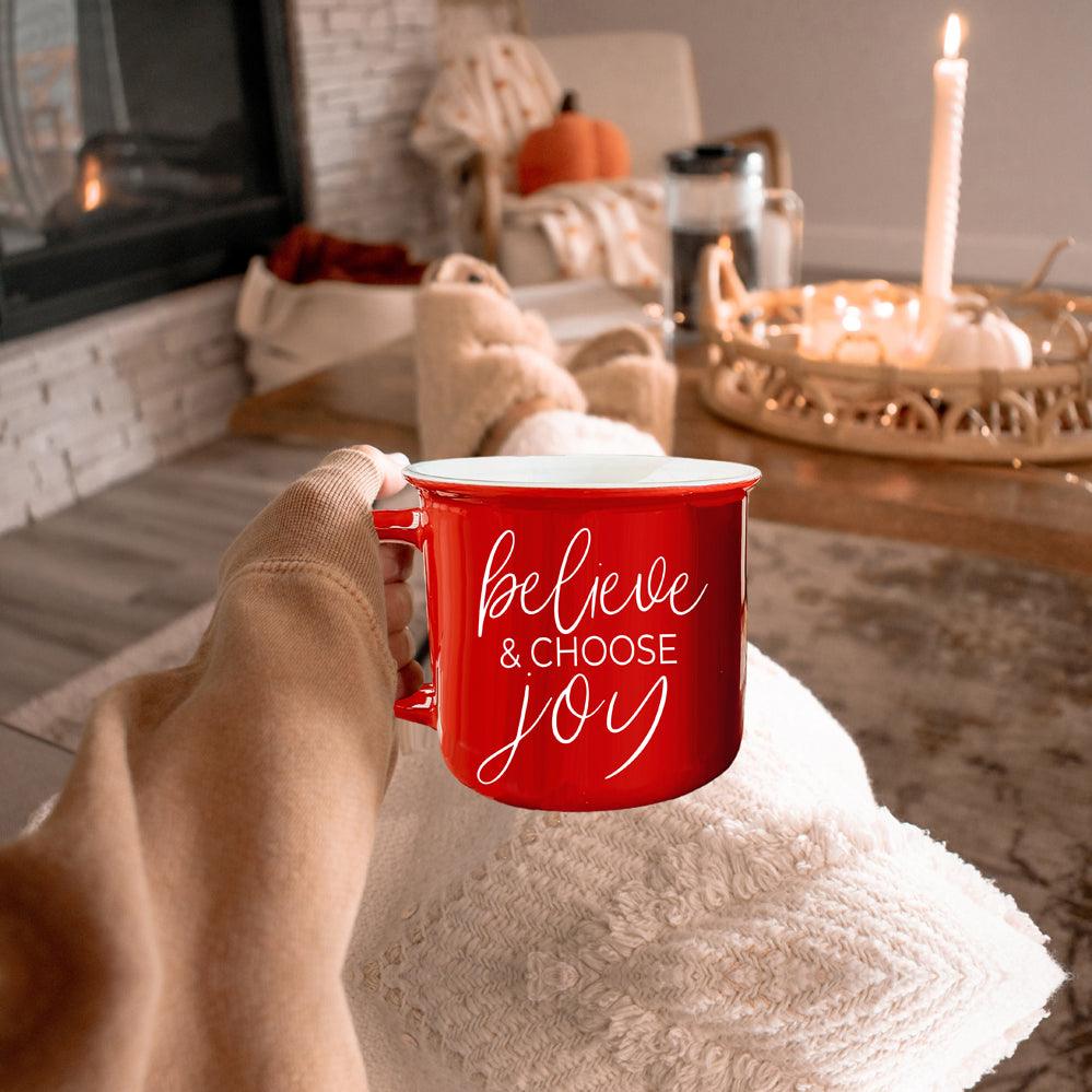 Believe Christmas Tumbler, Inspirational & Positive Christmas Quotes Red Mug  Gift Ideas – Gia Roma