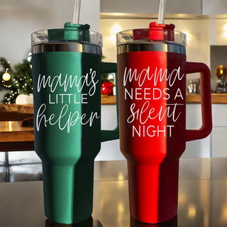 funny mom christmas 40oz tumblers
funny christmas mom
Santa’s little helper
