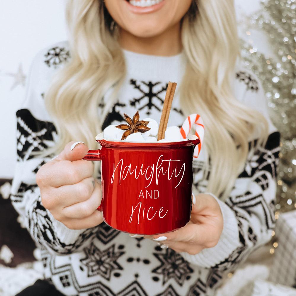 Naughty Nice Cozy to Go Cups