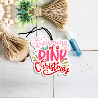 Pink Christmas Freshie