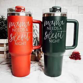 Christmas 40 oz cups
Christmas 40 oz tumbler
Mama needs a silent night 40oz tumbler for sale