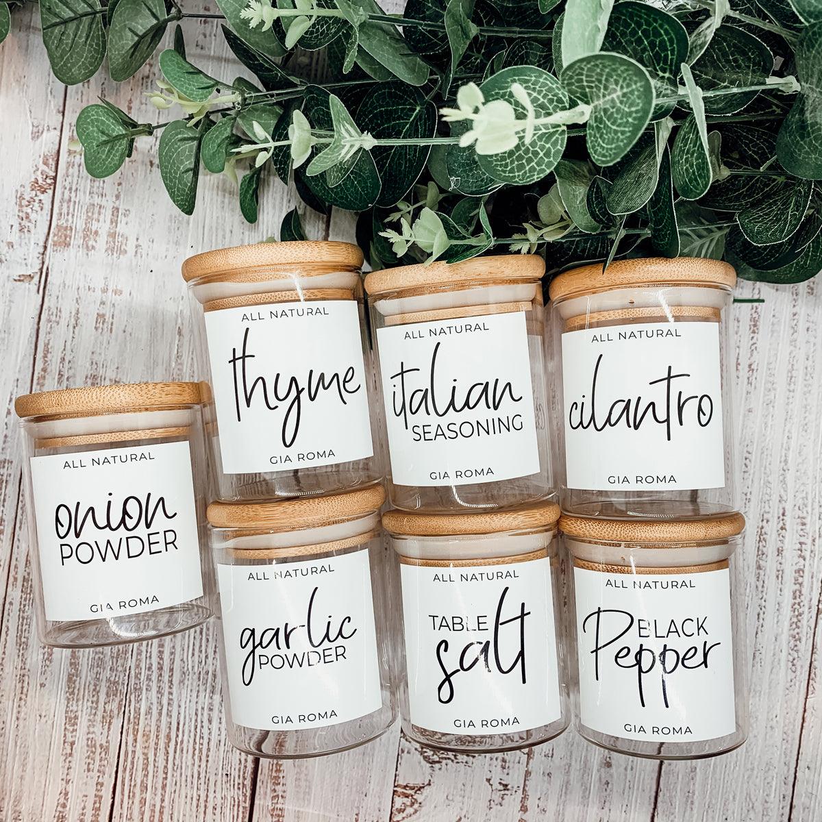 Farmhouse cheap spice labels