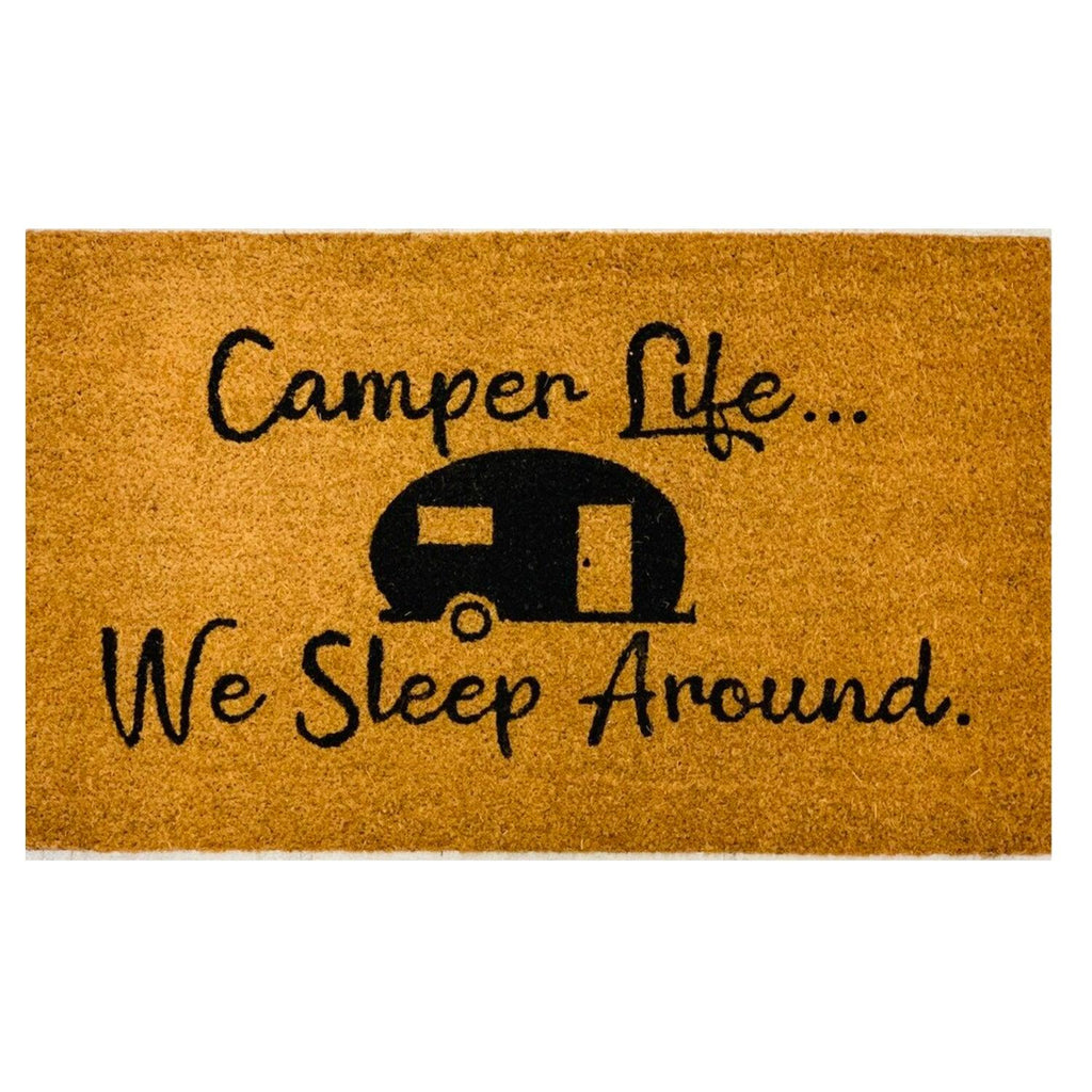 Camper Life - We Sleep Around - Outside Doormat – Gia Roma