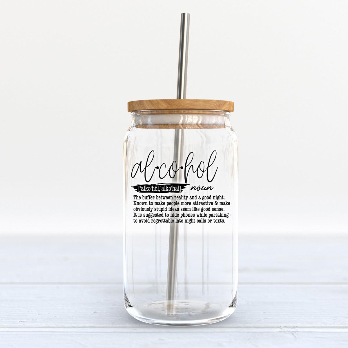 Mason Jar Tumbler - Alcohol Definition