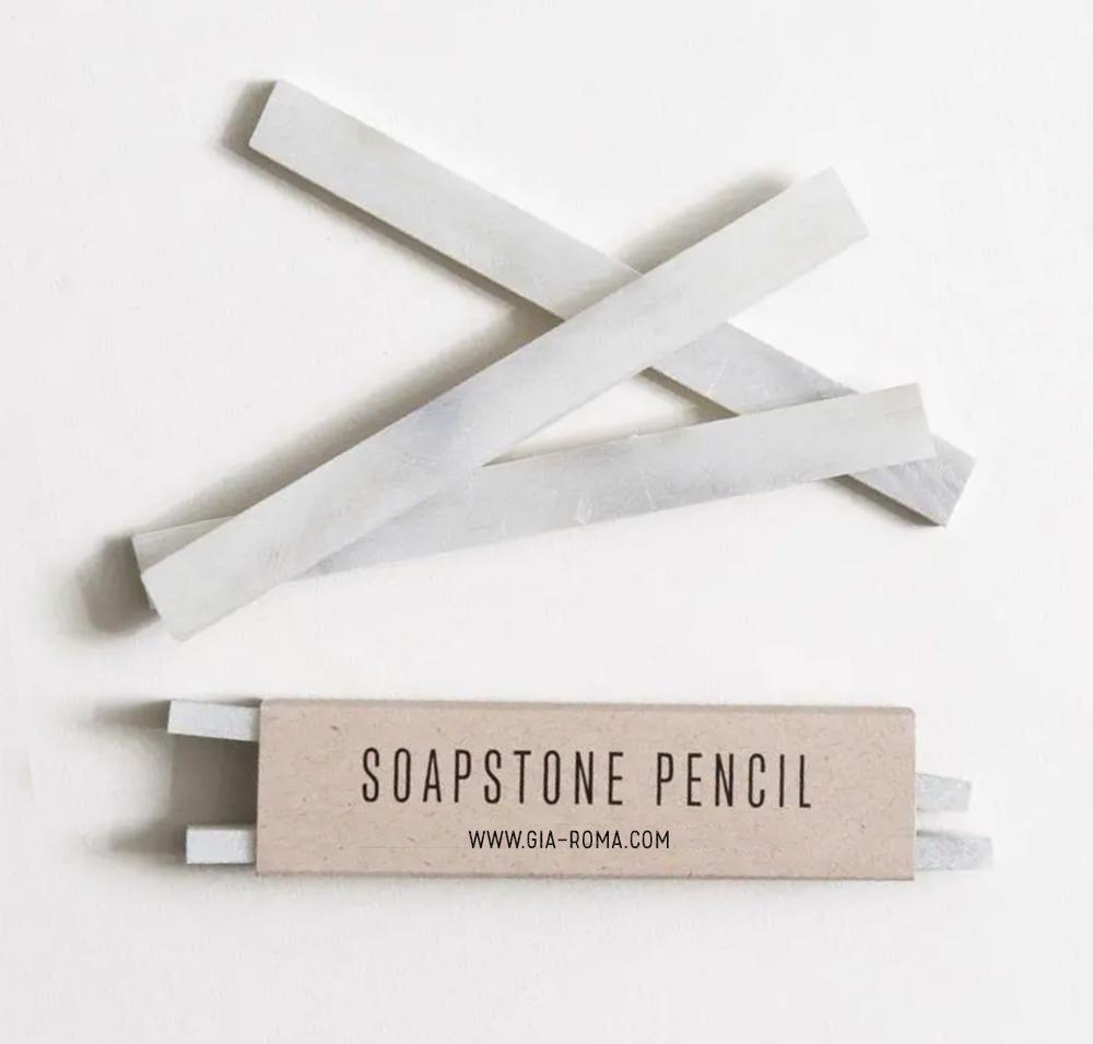 White Chalk Pencils Natural Chalk Stone Slate Pencils (50 Pencils Set,  white)